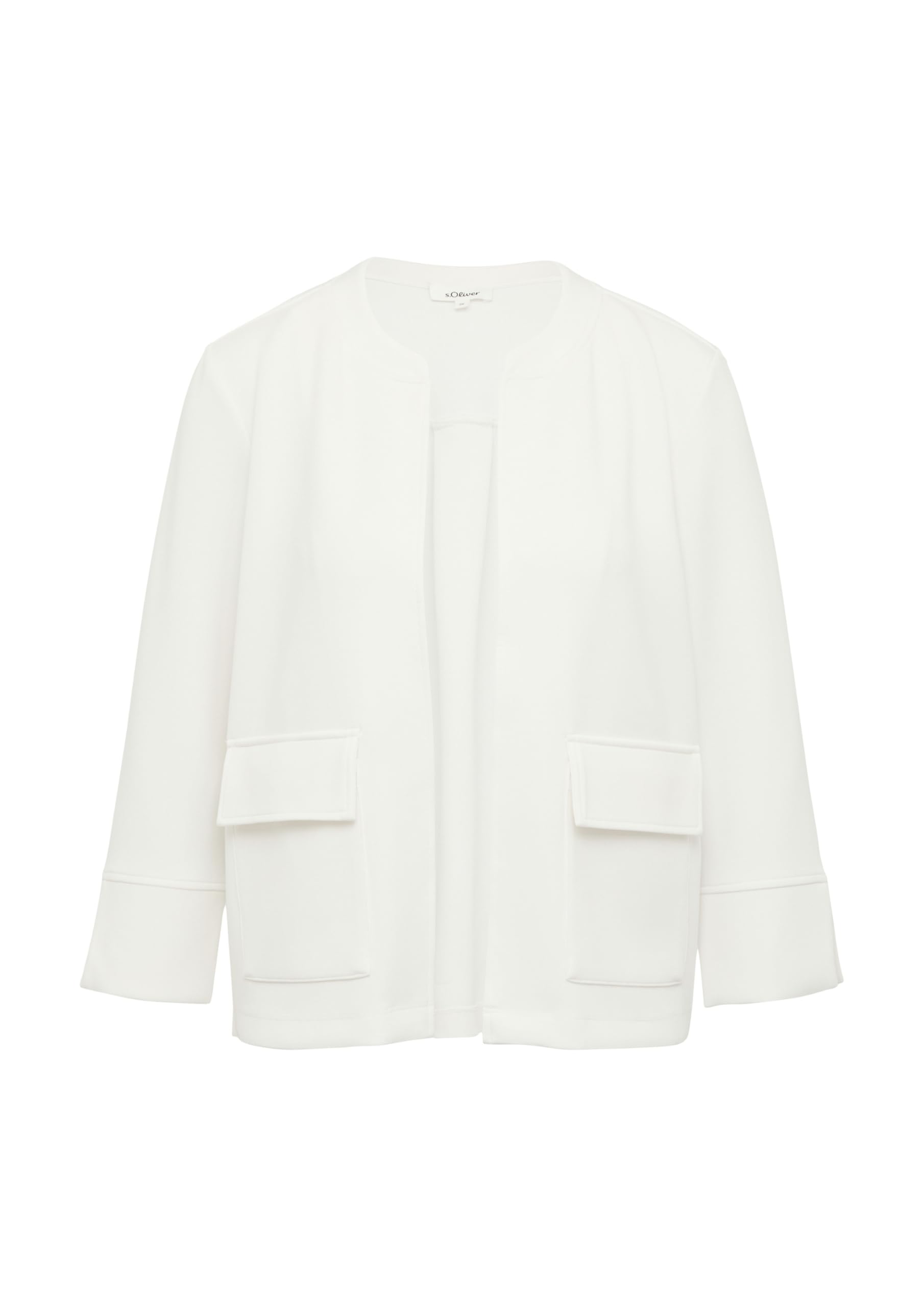 s.Oliver Scuba-Sweatjacke mit Faltendetail