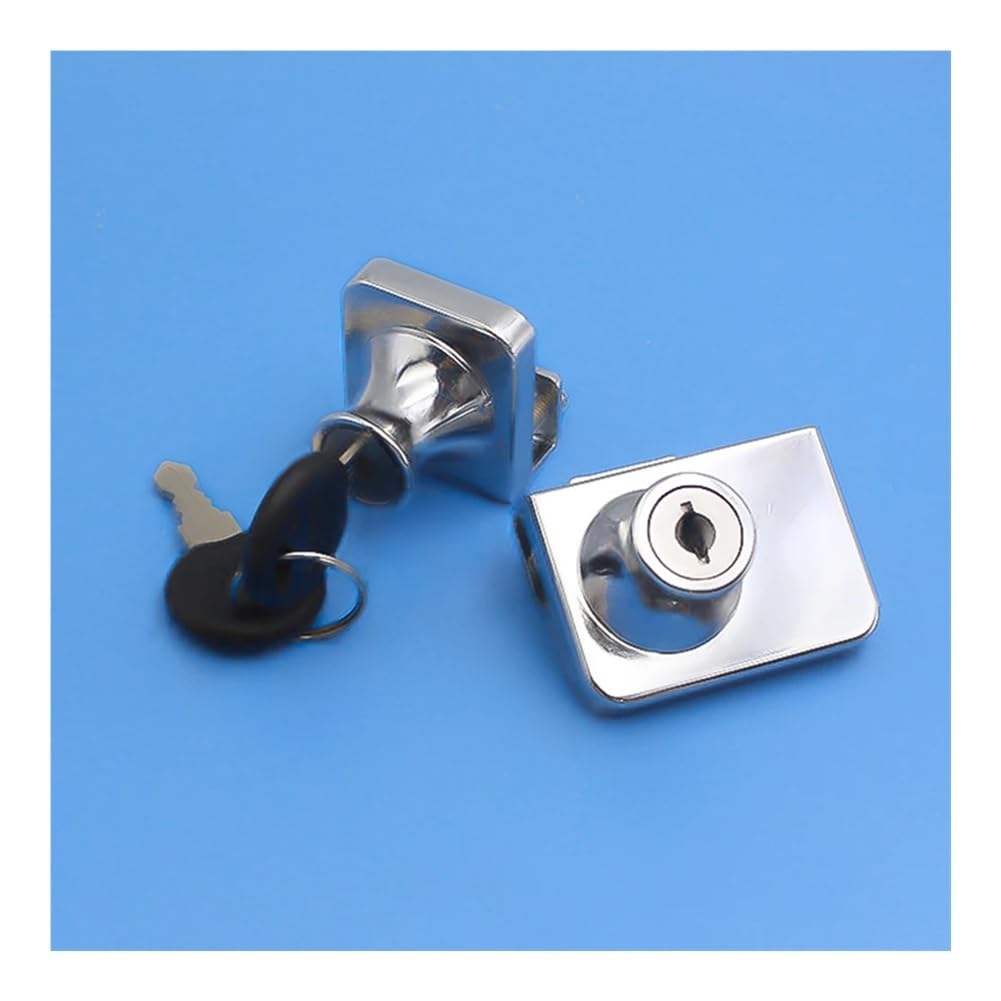 1 Set Double Open Glass Door Lock Stainless Steel Double Bolt Sliding Door Lock Office Glass Door Security Lock Home Hardware I4449763742