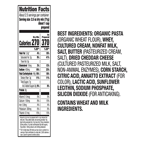 Annie's Homegrown Classic Cheddar Macaroni And Cheese Dinner With Organic Pasta, Kids Mac & Cheese Dinner, 6 Oz (Pack Of 12) #TOP7