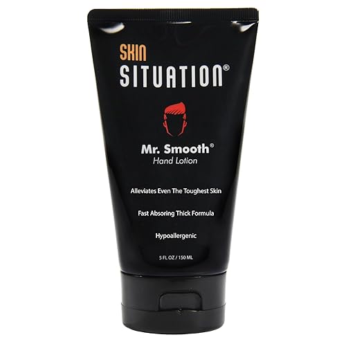 Mr. Smooth Loción de manos para hombres Crema curativa gruesa hidratante que repara las manos secas y agrietadas y alivio de la piel. Hipoalergénico