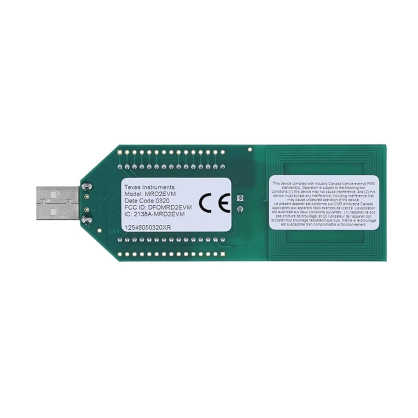 1 unids/Lote MRD2EVM HDX Placa de Desarrollo basada en módulo Lector USB Placa de evaluación de RI-STU-MRD2 Stock Original
