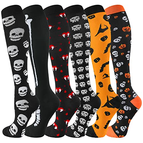 Image of bropite Compression Socks for Women &Men Circulation-Support Knee High Socks 20-30 mmhg-Best for Running,Medical,Nurse,Travel
