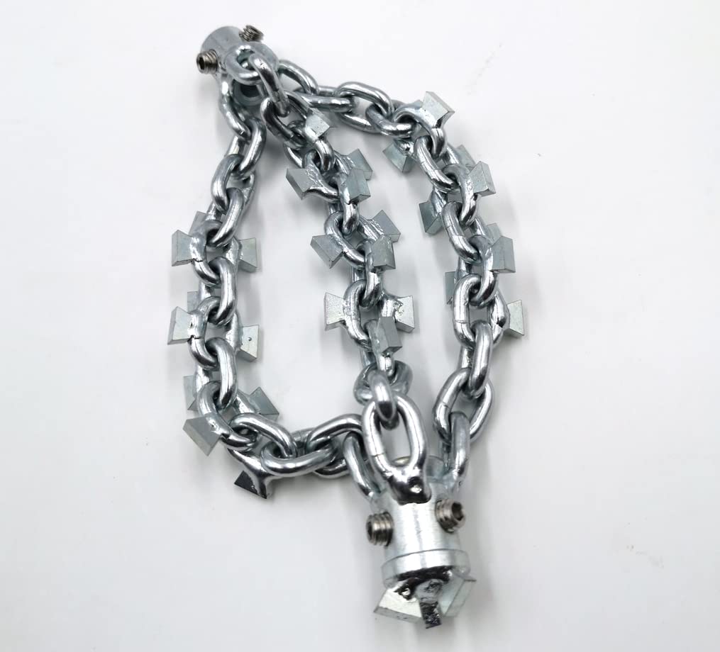 Avec déboucheur DN100 mm pour tuyau de débouchage - 8 mm - Tige flexible - Pour déboucher les canalisations