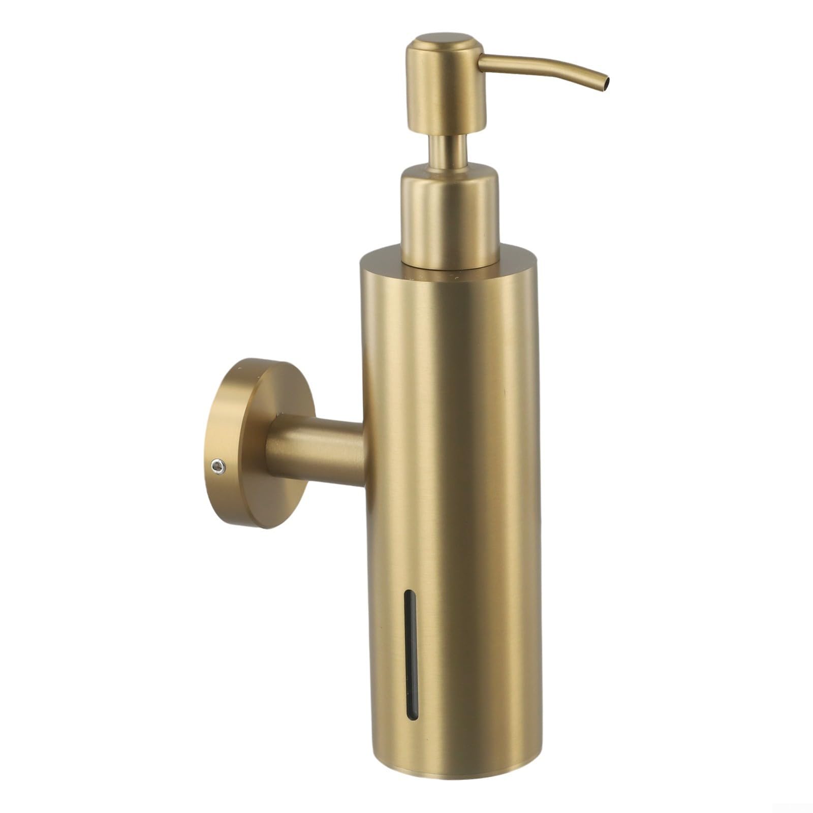 Bottiglia di sapone nero opaco da parete 250 ml moderno (oro)