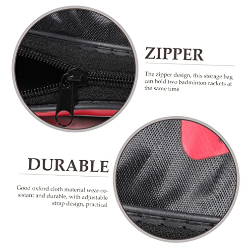 Homoyoyo Badminton Racket Bag Backpack Accessories Exercise Accessories Racket Storage Bag Tennis Bag Portable Badminton Pouch Outdoor Badminton Bag Reusable Badminton Pouch Racket Pouch #TOP7