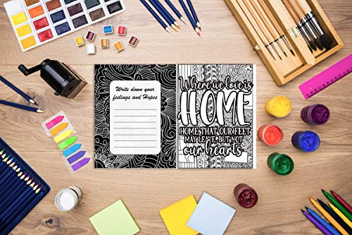 Stay Home Adult Coloring Book: Motivational Quotes to Get Stay Home Positive Mindsets and Energetic