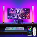 Smart LED Light Bars, 16 Million Colors RGB Light Bar with 8 Scene Modes and Music Sync Modes, Light Bar with APP and Remote Control, LED Light Bar for Room, Gaming, Movies, PC, TV Backlights - 2PCS