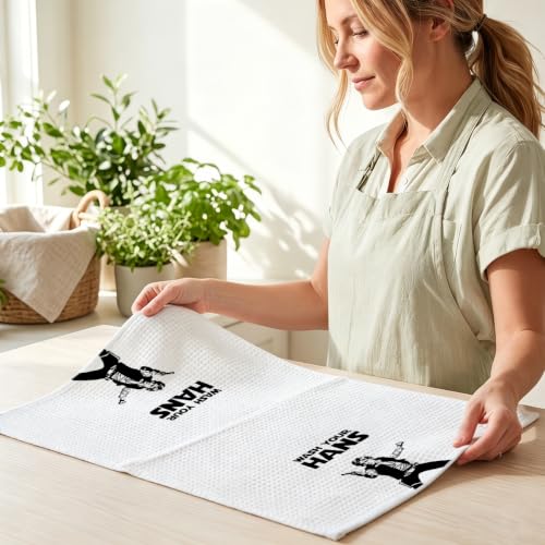 Image of Please Wash Your Hans Kitchen Towels S Wars Dish Towel Hand Towel | Funny Waffle Weave Cloth Tea Kitchen Towels Accessories, Geek Home Kitchen Bathroom Decor, Housewarming Gifts 14x24 Inch