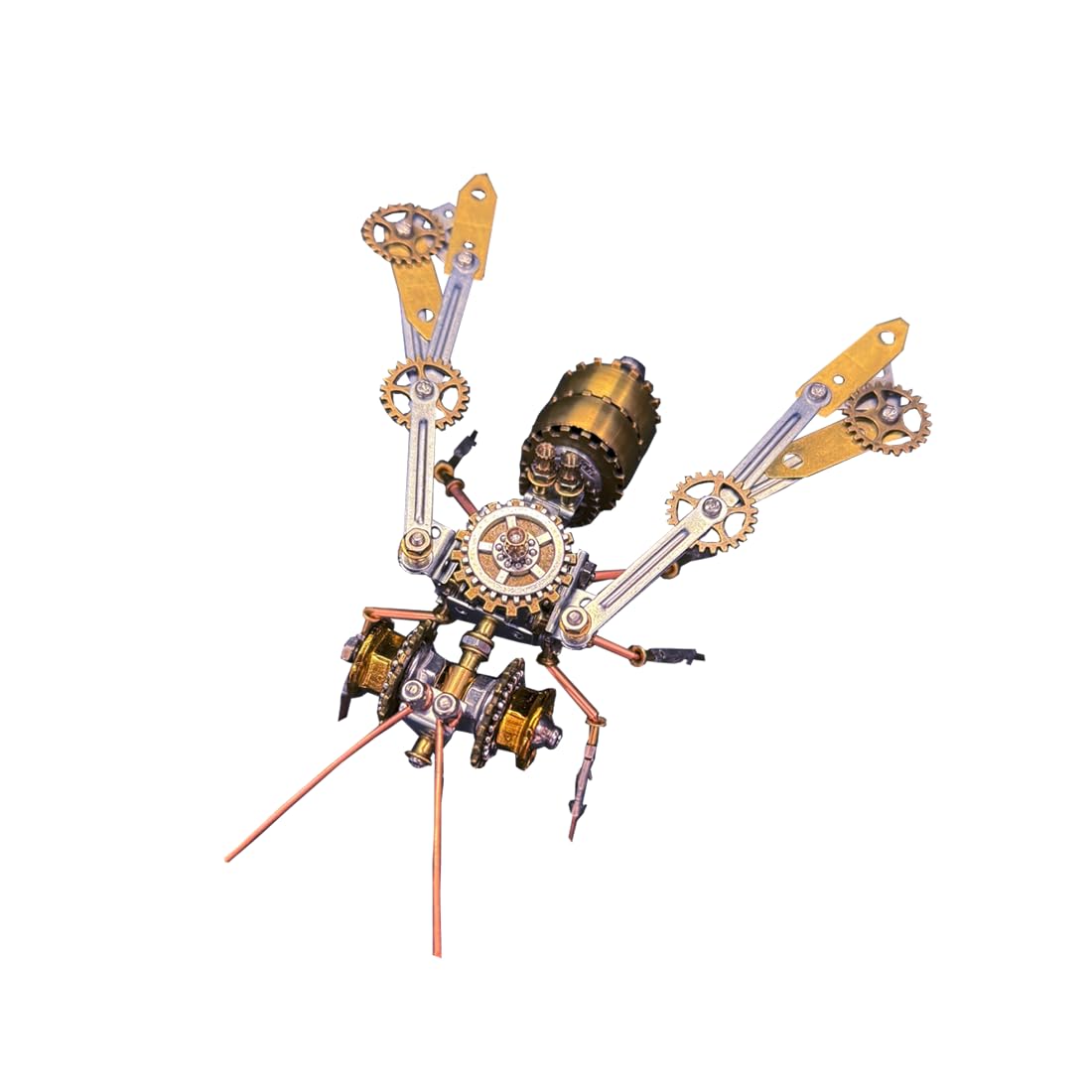NULA Puzzle de metal 3D Hummel para adultos, 181 piezas, insecto steampunk, montaje mecánico, para coleccionistas, pasatiempos, regalos, pantalla de escritorio