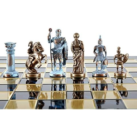 Manopoulos Greek Roman Army Large Chess Set Cover