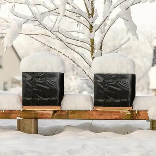 Tshiwort Capa de colmeia de abelhas, 190 cm x 59,9 cm, capa de isolamento de colmeia para inverno, c