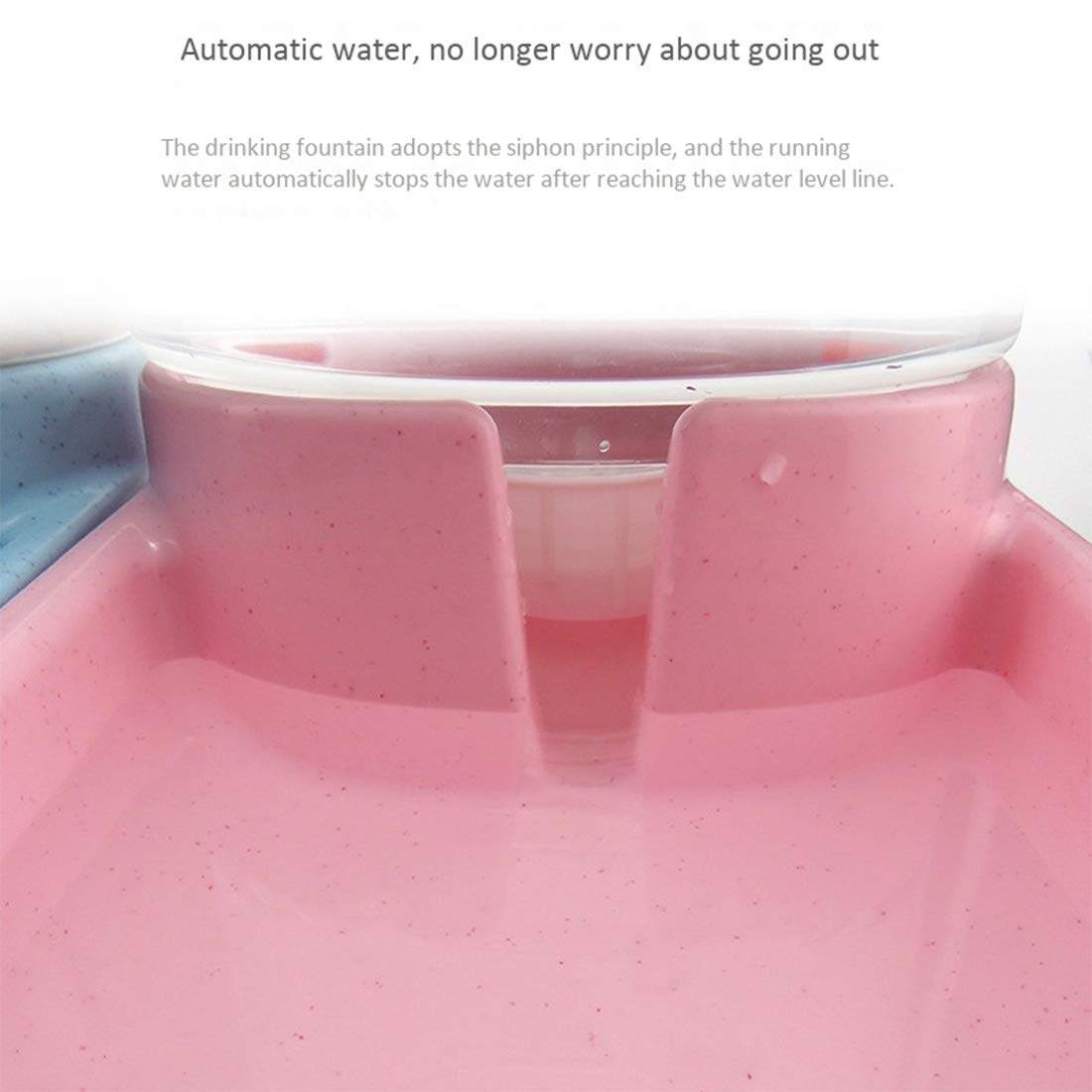Mascotas Gatos Perros Riego Automático Y Alimentador de Alimentos 3.8 L con 1 Dispensador de Agua Y 1 Alimentador Automático para Mascotas