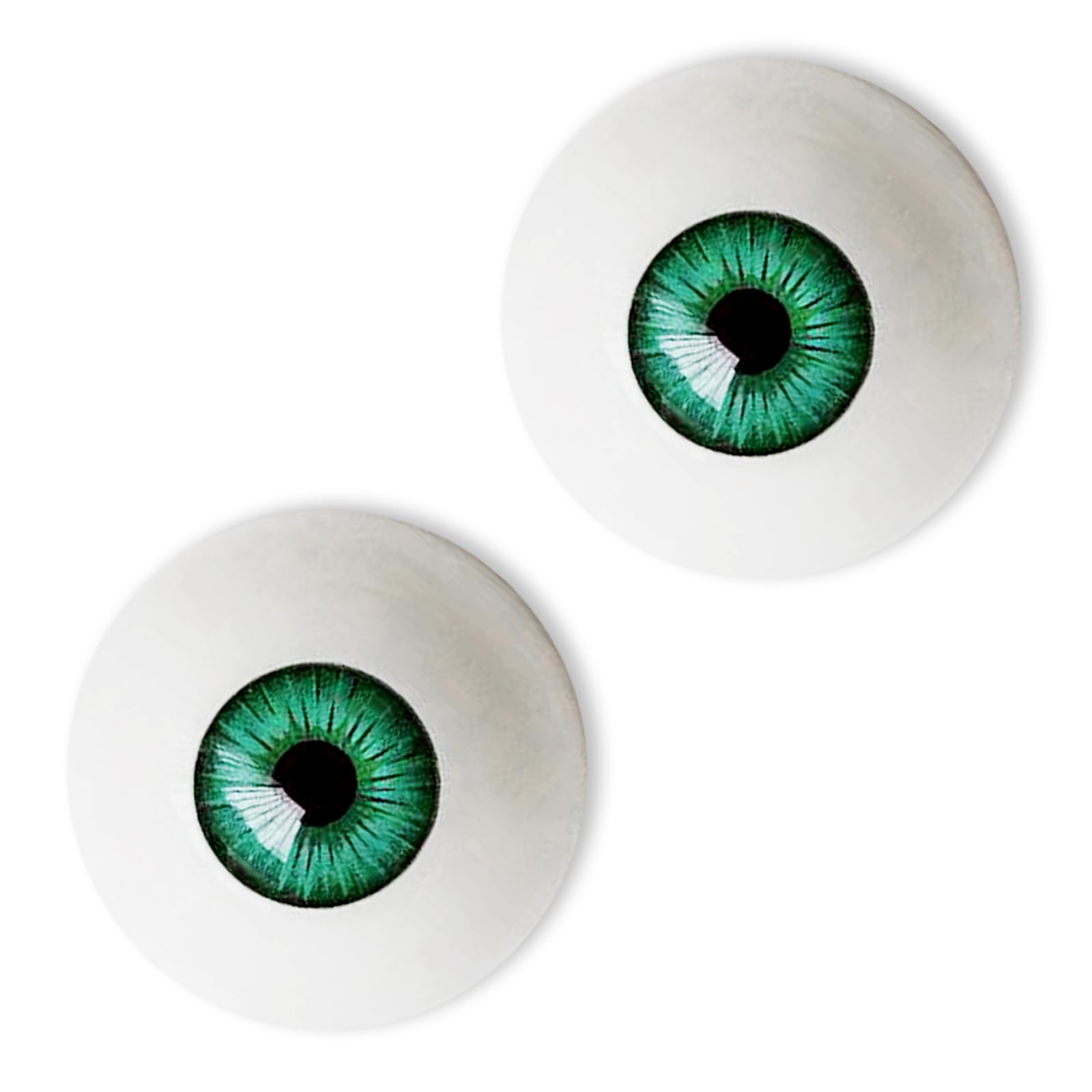 Realistic Plastic Halloween Eyeball Half Round