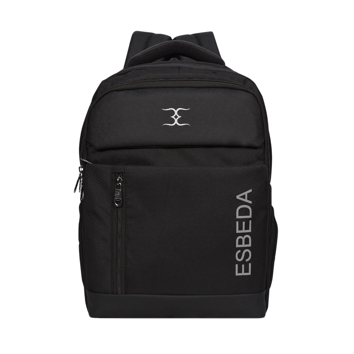Black Color Travel Casual Backpack with 15 Inch Laptop Compartment I 3 Large Compartments I Organizer Pockets I For Men Women Boys Girls I School and College Bagpack-image-24