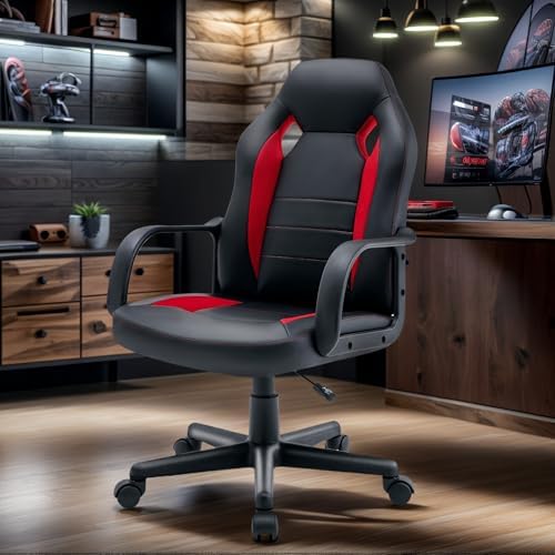 Video Game Chair Computer Gaming Racing Ergonomic for Teens Adult...