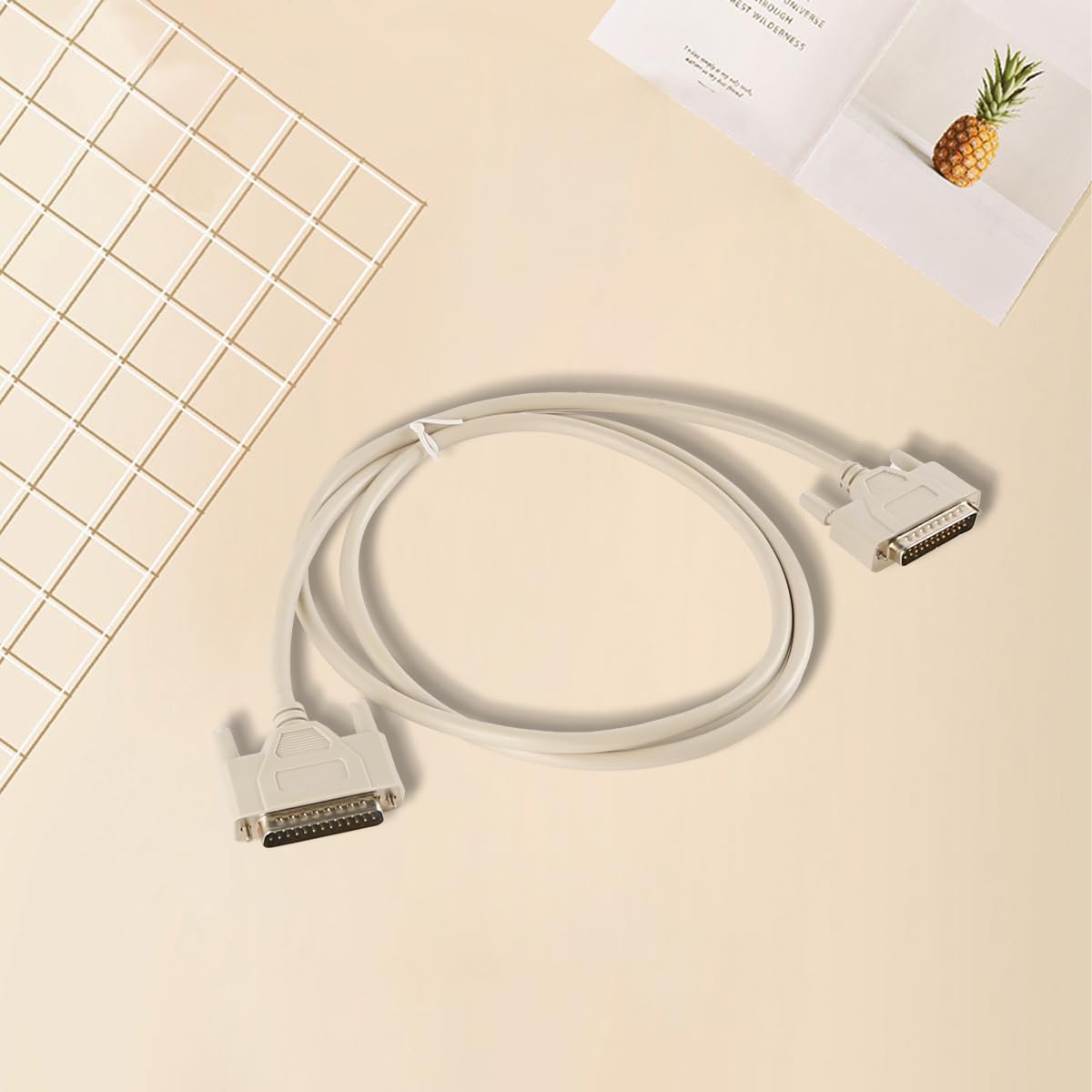 Cavo Dati per Stampante Cavo di Estensione LPT per Stampante Professionale ad Alta velocità da 1,5 m a 25 Pin per Porta parallela DB25 Maschio-Maschio