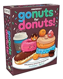 Gamewright - Go Nuts for Donuts - The Pastry-Picking Card Game, 96 months to 156 months