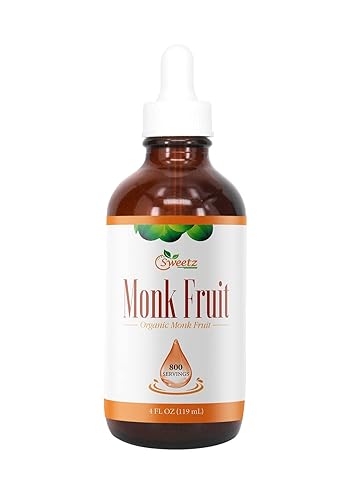 Miniatura 1 de G-Sweetz Gotas de edulcorante líquido de fruta de monje  Extracto orgánico de fruta de monje con mogroside V 50  cero calorías delicioso edulcorante