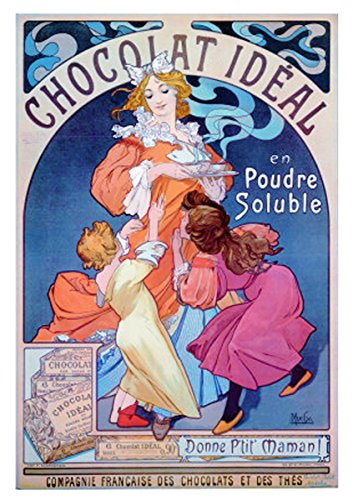 Orenco Originals Ideal Chocolat by Alphonse Mucha Counted Cross Stitch Pattern