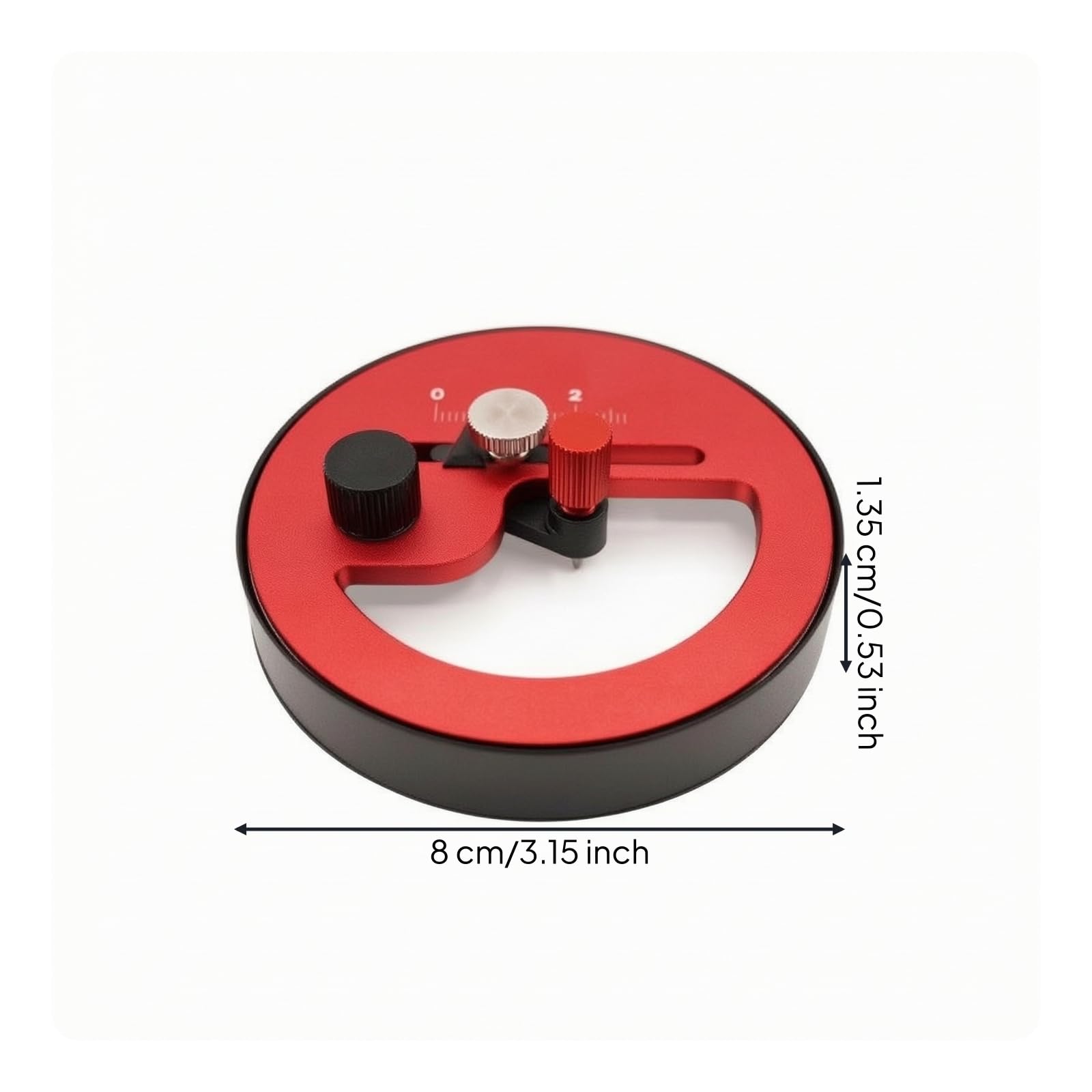 Cuchillo Circular Círculos table Cuchillo Circular Circular con Lámina Triangular Manual para Scrabookers, Maquetismo