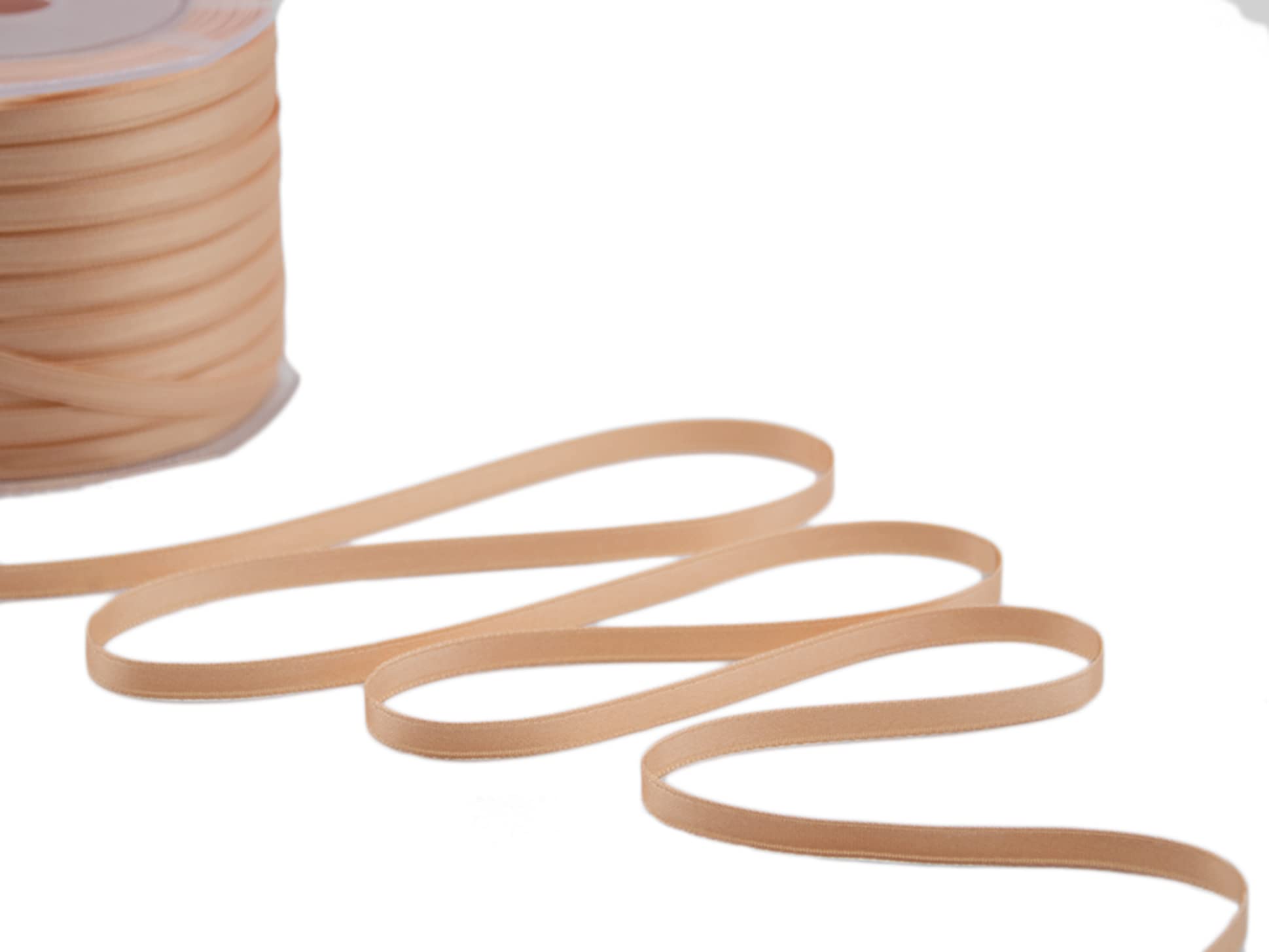 Furlanis Ribbon, Apricot, 6 mm x 25 m