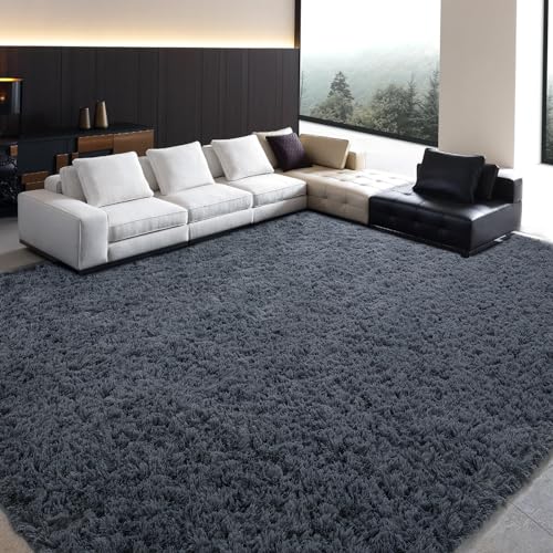 HOMBYS Fluffy 12x15 ft Area Rug for Home