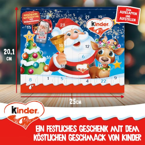 kinder Mix Tisch-Adventskalender 2026 – Adventskalender mit leckeren Schokoladen-Spezialitäten – 1 Kalender à 113g – Ansicht 4