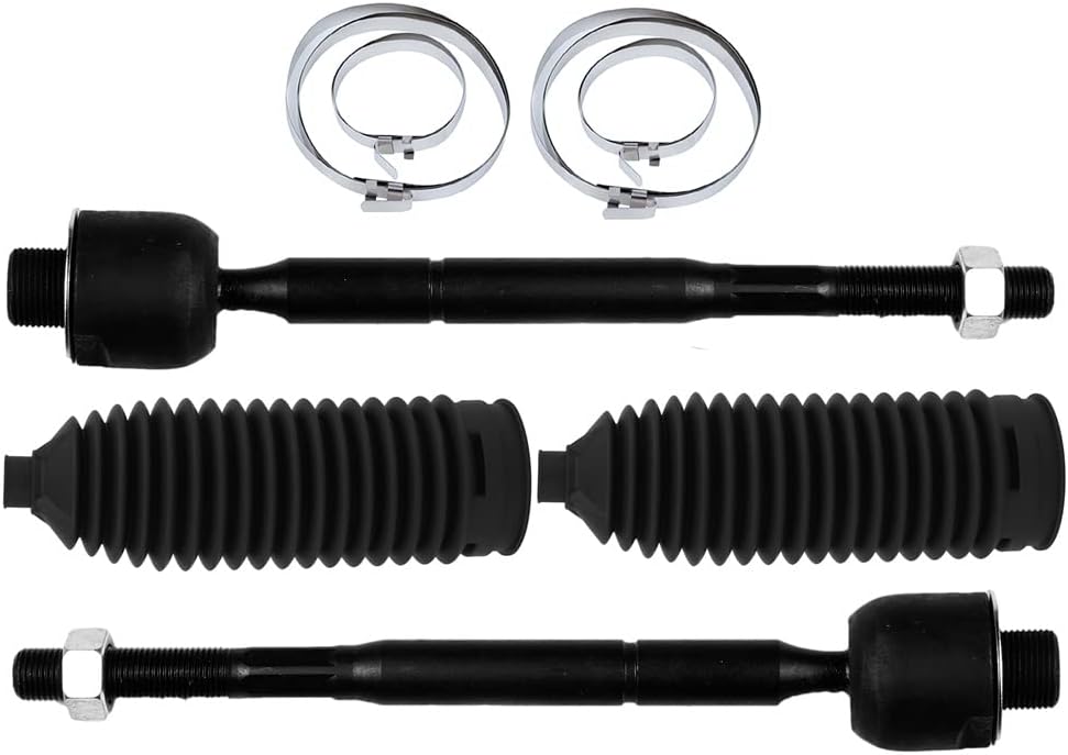 New 4PC Front Inner Tie Rod End & Boot for 2003-2009 for Toyota for 4Runner for Toyota FJ Cruiser for Lexus GX470