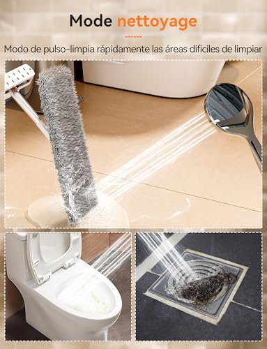 Miniatura 4 de Magichome Alcachofa De Ducha Alta Presion, Antical Alcachofa Ducha Ahorro Agua Cabezal De Ducha Extraíble Con 5 Modos, Alcachofa De Ducha De Mano, Alcachofa Ducha Económica Grande