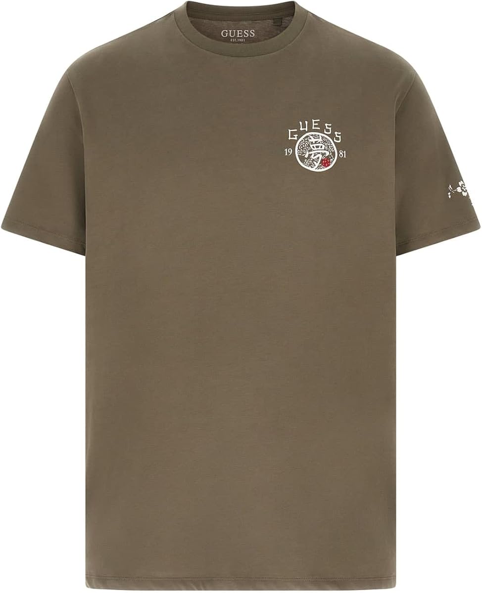 Guess Camiseta Eco Japonesa de Manga Corta para Hombre