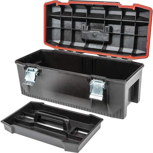 CRAFTSMAN Pro 28-in Red Plastic Lockable Tool Box