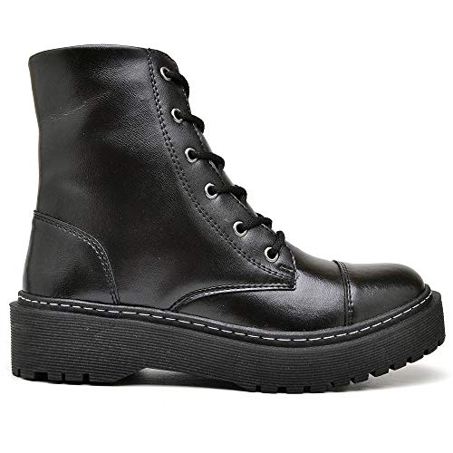 COTURNO FEMININO LUMA VENTURA DOVER (36, Preto Fosco)