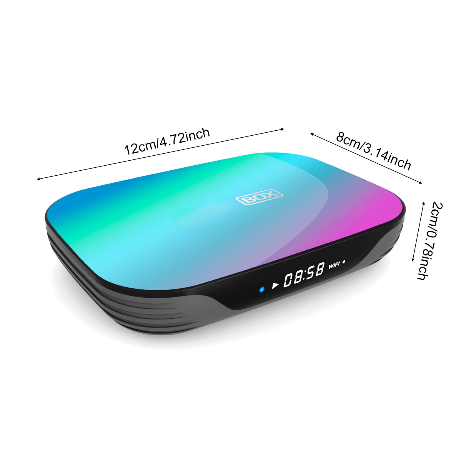 Jectse TV, Pudełko 4 GB DDR3, Czterordzeniowy Dekoder S905X3 8K z Podwójnym WiFi Gigabit Ethernet 2,4G 5G dla Domu (4+32G wtyczka UE)