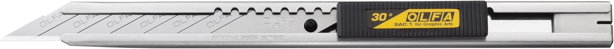 OLFA Stainless Steel Auto-Lock Graphics Knife 9mm