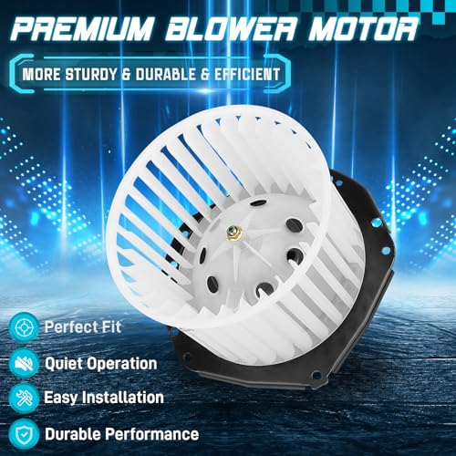 Image of IRONTEK 700092 HVAC Blower Motor with Fan Cage for Chevy Astro Blazer S10 Corvette Camaro, for GMC Safari Sonoma Jimmy, for Buick Electra Lesabre, for Oldsmobile Bravada, for Isuzu Hombre 615-00510