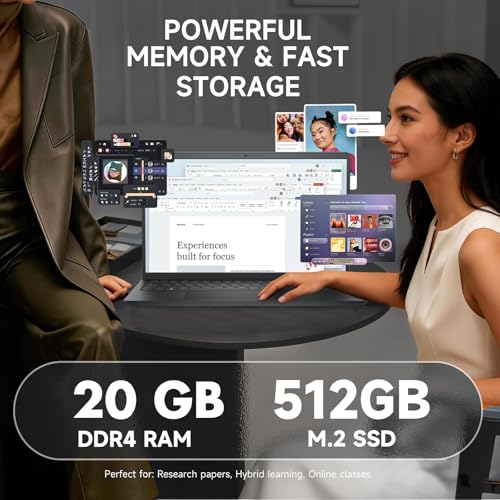 Image of Dell Inspiron 15 3530 Laptop Computer, 15.6 inch Touchscreen WVA LED FHD Anti-Glare Display, 20GB RAM, 512GB SSD, Windows 11 Pro, Intel 10-Core i5-1334U, AI Copilot for Student & Business