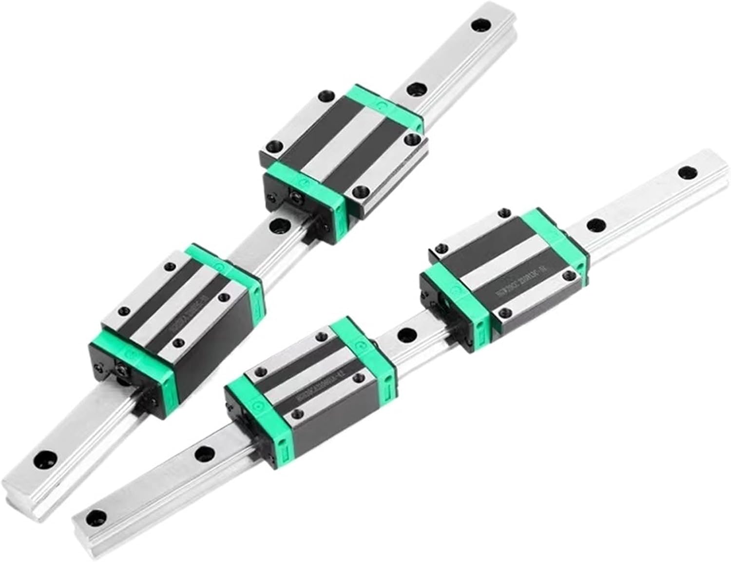 2 x HGR20 100-1500mm Square Linear Guides + 4 x HGH20HA CNC Milling Machine for Engraving (250mm)