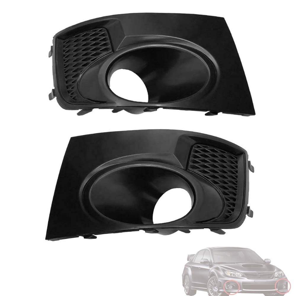 Peintu Left Right Fog Light Bezel Cover Grill Bezel Fog Light Frame Trim 57731FG290VW 57731FG300VW Compatible with Subaru Impreza WRX Sti 2011 2012