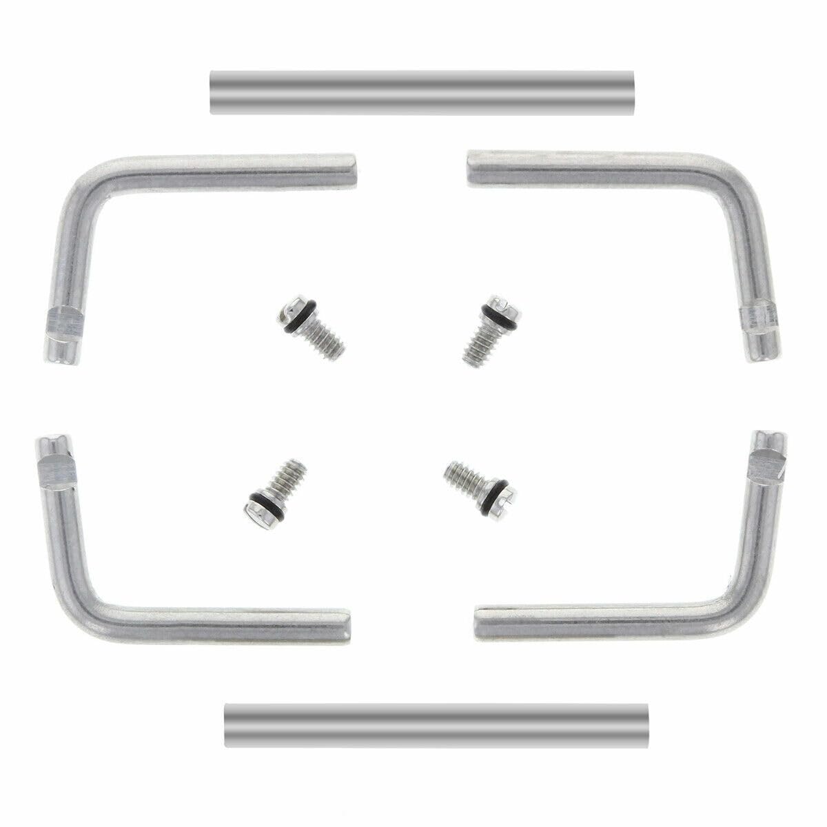 Ewatchparts 1 Set Bar,Screw,Connector Compatible With 47mm Panarai Pam 504 Radiomir Black Seal Steel