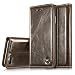 Produktbild KIOKIOIPO-N Mode for iPhone 6 & 6s PU + PC-Geschäfts-Art Crazy Horse Textur Horizontal-Schlag-Leder-Kasten mit Halter & Card Slots & Wallet (Color : Brown)