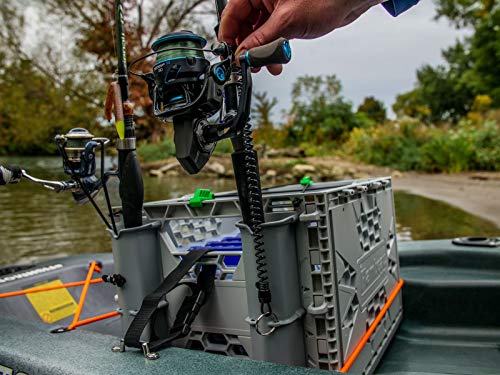image for Flambeau Outdoors 455TKR Tuff Krate Rod Holders, Kayak Fishing Storage