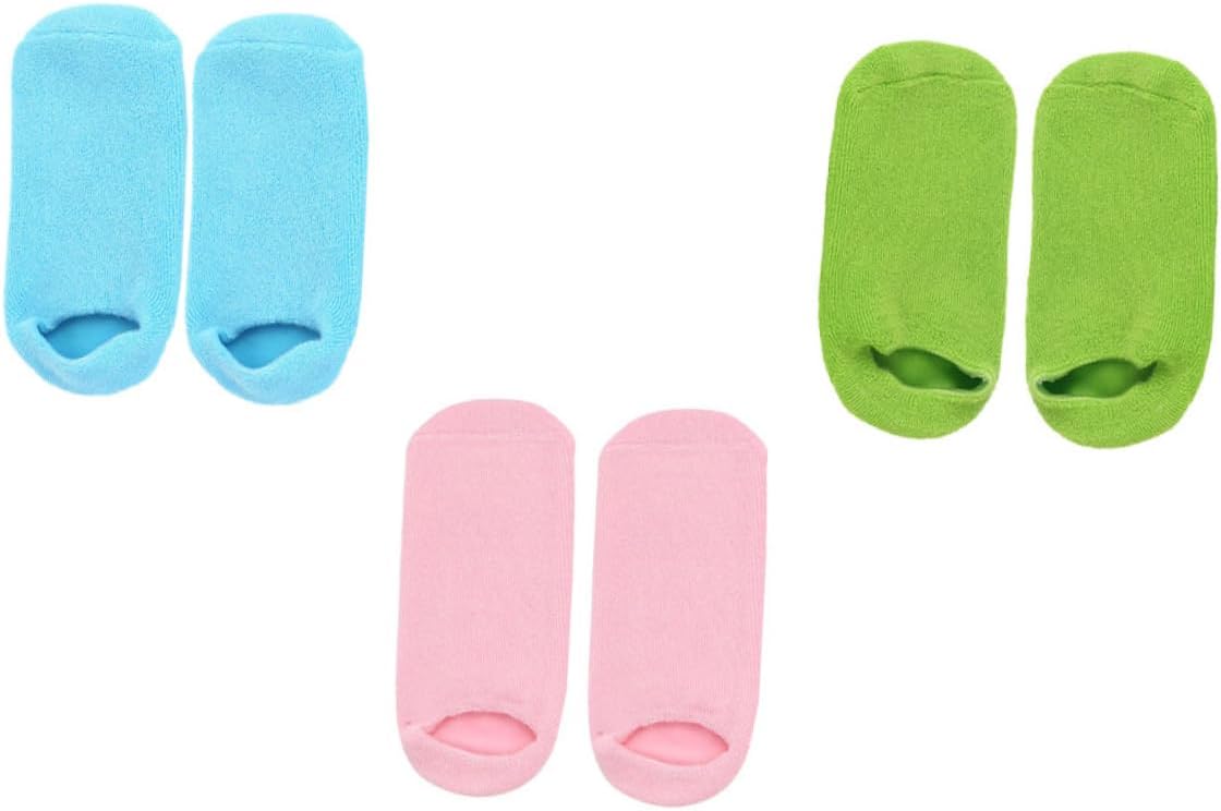 Baluue 6pairs Moisturizing Foot Masks for Women Plantar Fasciitis Socks Spa Foot Care
