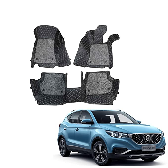 ROYALTECH Leatherite 7D Vehicle Mat Luxury Custom Fitted Anti Skid Car