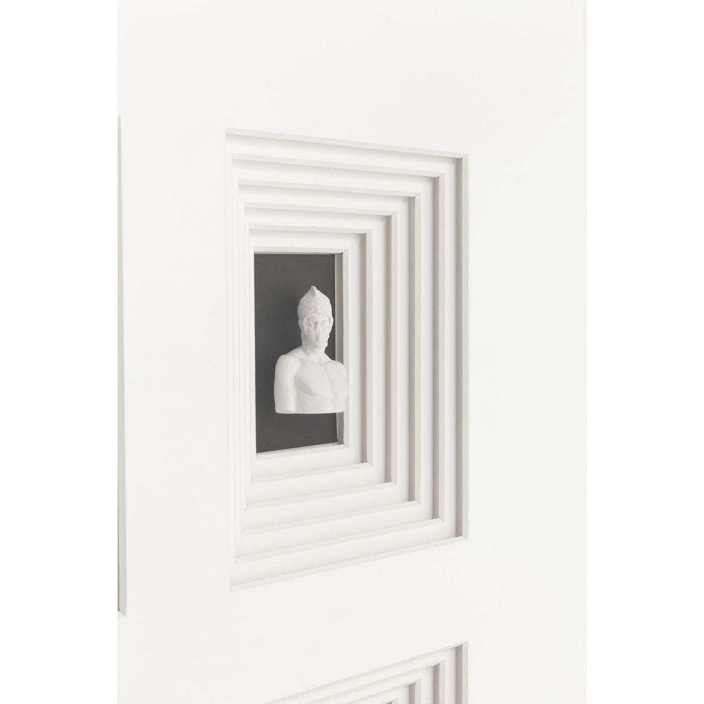 Kare 61981 Art Nove - Marco decorativo (110 x 100 cm, tamaño único), color blanco y negro