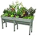 Vegtrug VTWHMDGW0392USA Grey Wash Wall Hugger Medium 1.8m Raised Planter
