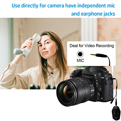 Winbridge Wireless Microphone System, Headset Mic Lavalier Mic Stand Mic, 1/8" Receiver Transmitter With Bodypack, Compatible With Amplifier Mixer Pa Speaker Smartphone Camera For Teaching Recording #TOP5