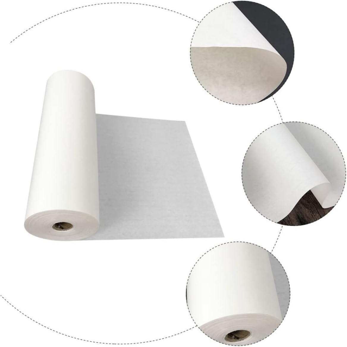 OFFIGAM 1roll Thick Xuan Paper for Chinese Calligraphy and Painting for Beginners and Enthusiasts for Brush Ink Writing and Watercolor Art