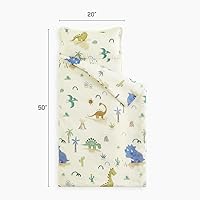 Vista 2 de Wake In Cloud - Toddler Nap Mat with Pillow and Blanket, for Kids Boys Girls Ages 3 Plus in Kindergarten Daycare Preschool, Roll Up Sleeping Bag