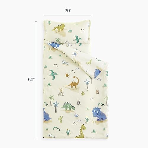 Miniatura 2 de Wake In Cloud - Toddler Nap Mat with Pillow and Blanket, for Kids Boys Girls Ages 3 Plus in Kindergarten Daycare Preschool, Roll Up Sleeping Bag,