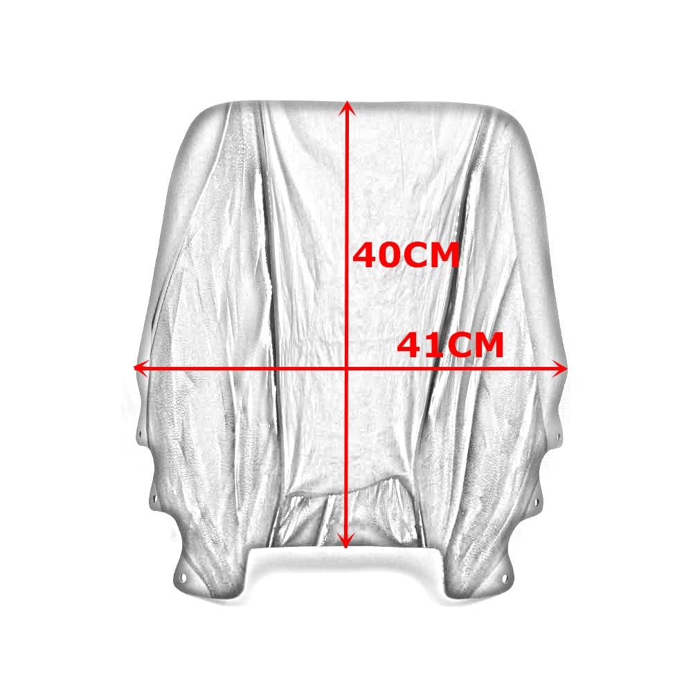 Protezione Parabrezza Anteriore per Moto Deflettore Antivento per Silver Wing 400 600 GT400 GT600 2001-2007 Parabrezza per Motocicletta(Chiaro)
